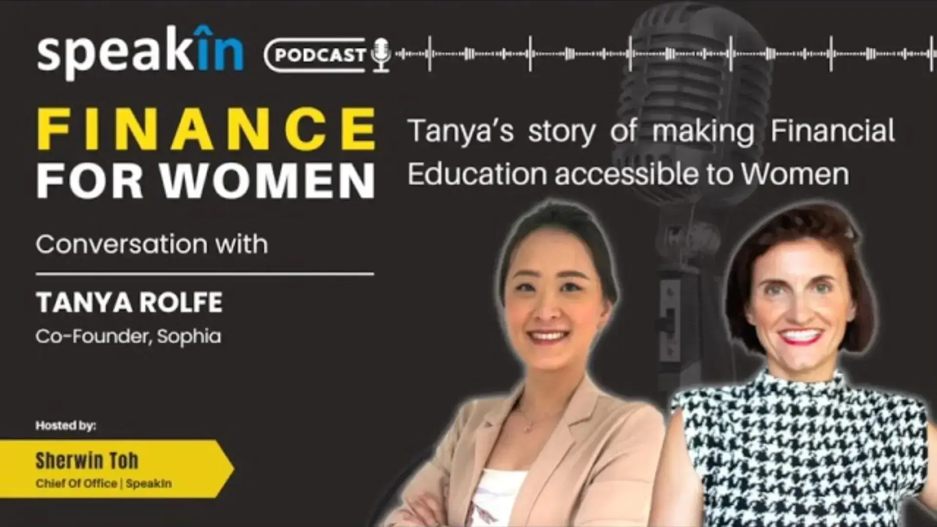 Find a Coach Podcast: Tanya Rolfe talks about Finance for Women