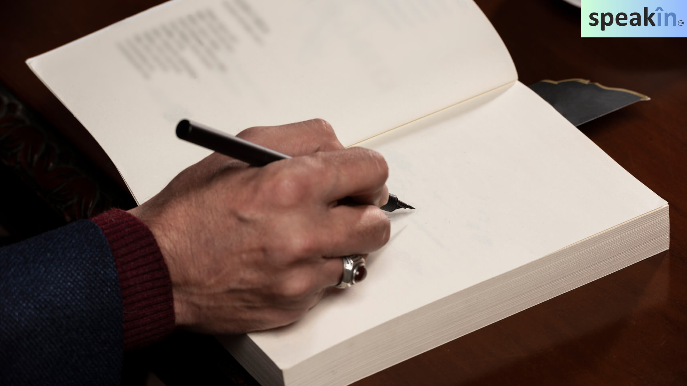 SpeakIn Authors' Corner