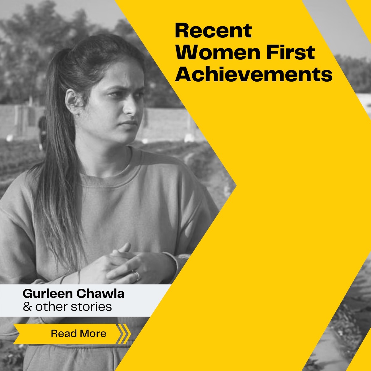 Recent ‘Women First’ achievements, which were not even done by men before!