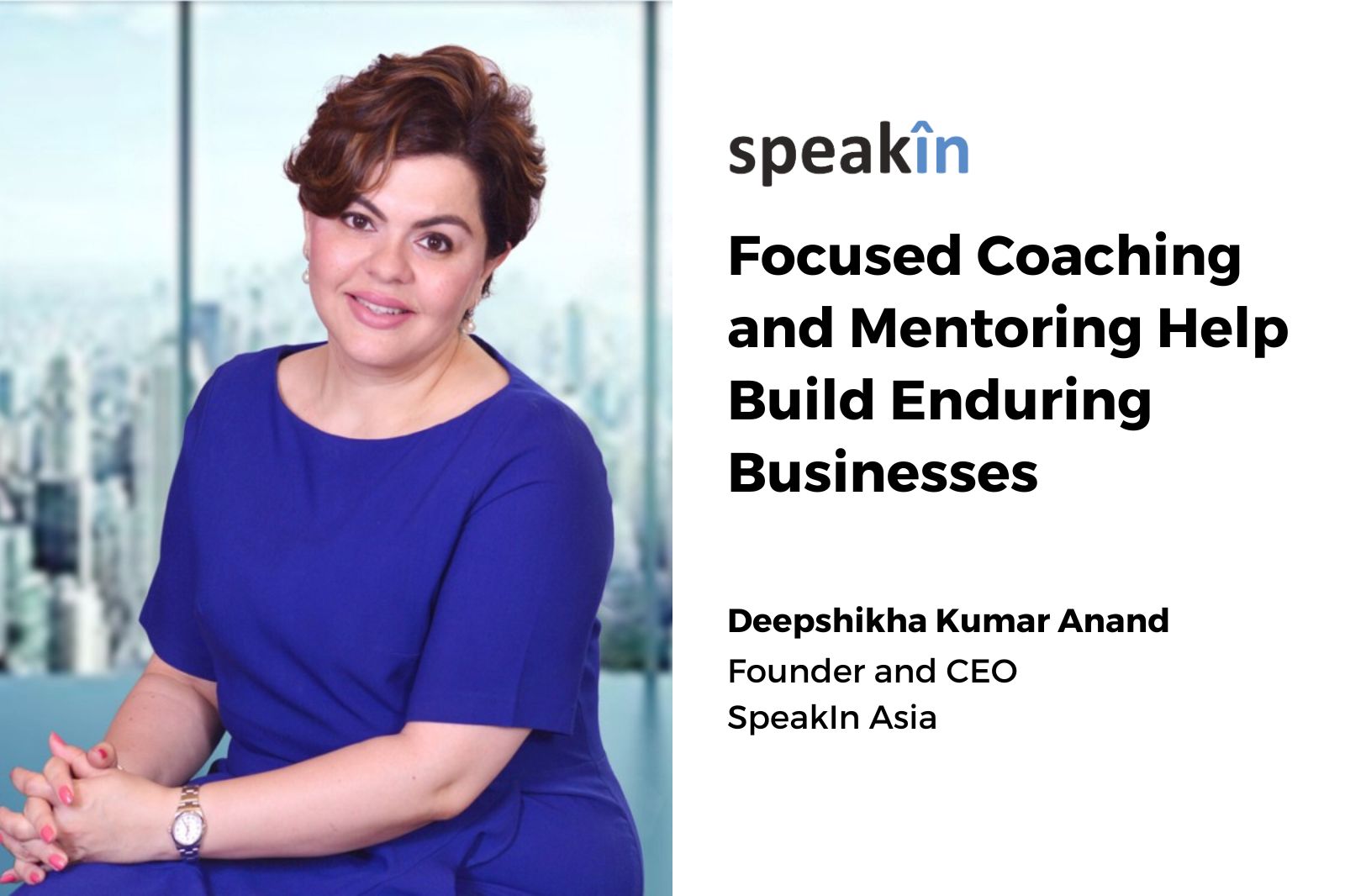 Focused Coaching and Mentoring Help Build Enduring Businesses