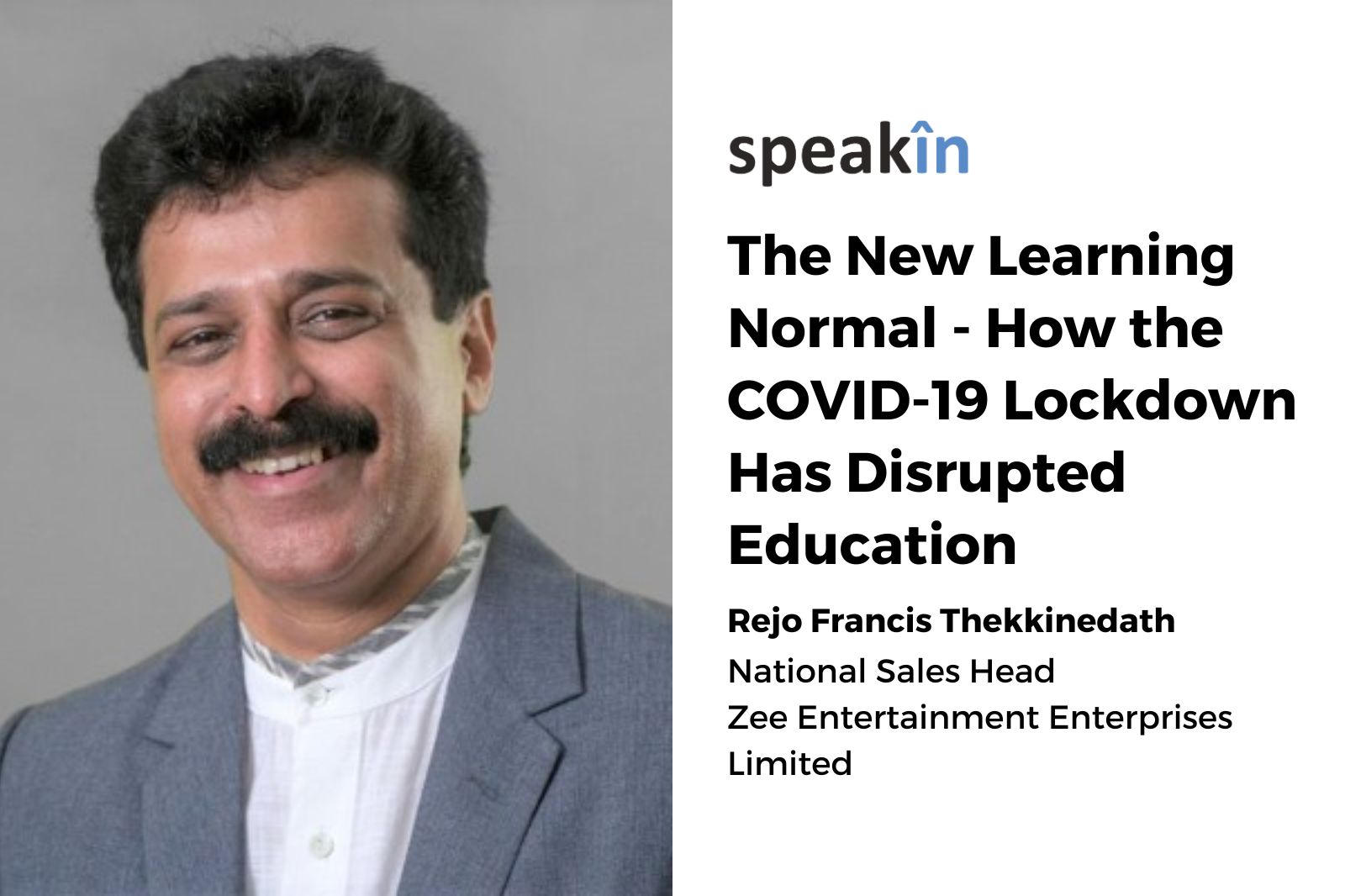 The New Learning Normal - How the COVID-19 Lockdown Has Disrupted Education