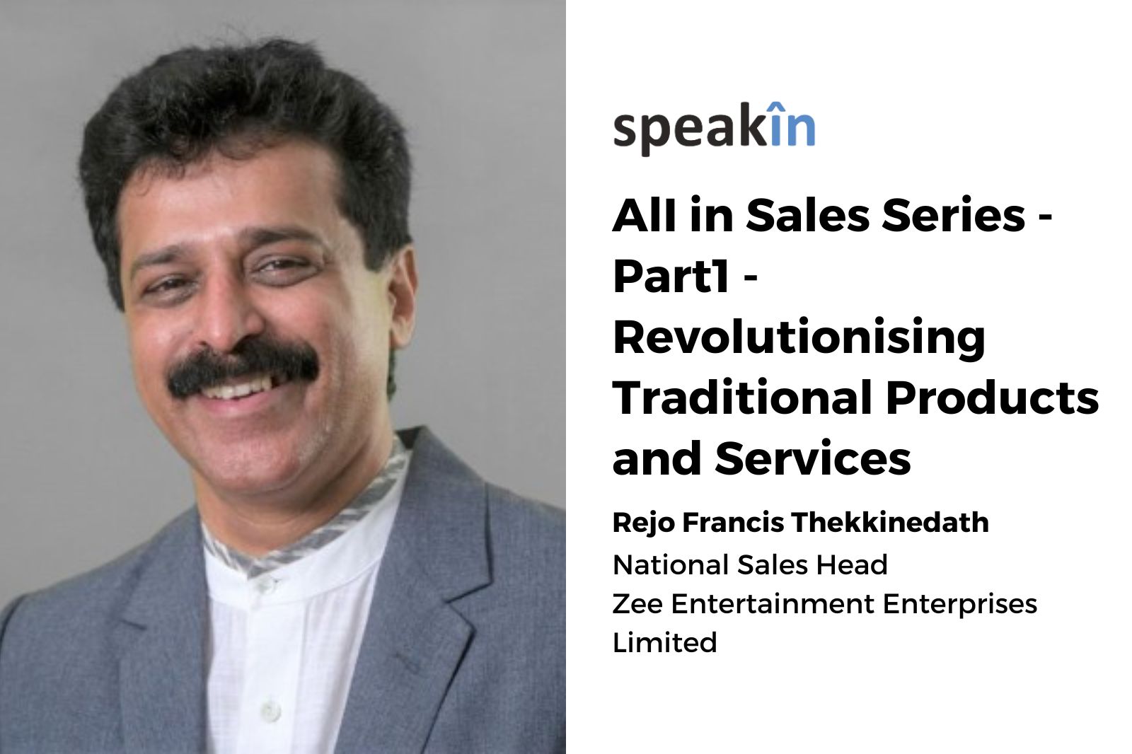 AlI in Sales Series - Part1 - Revolutionising Traditional Products and Services
