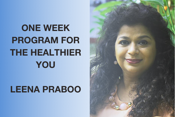One week program for a Healthier You