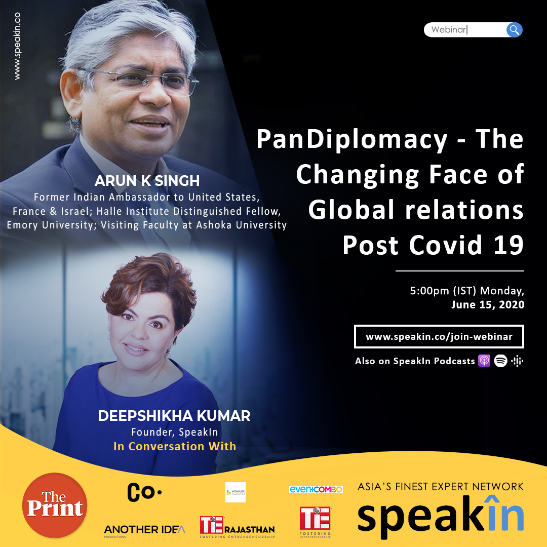 PanDiplomacy- The Changing Face of Global relations Post Covid 19
