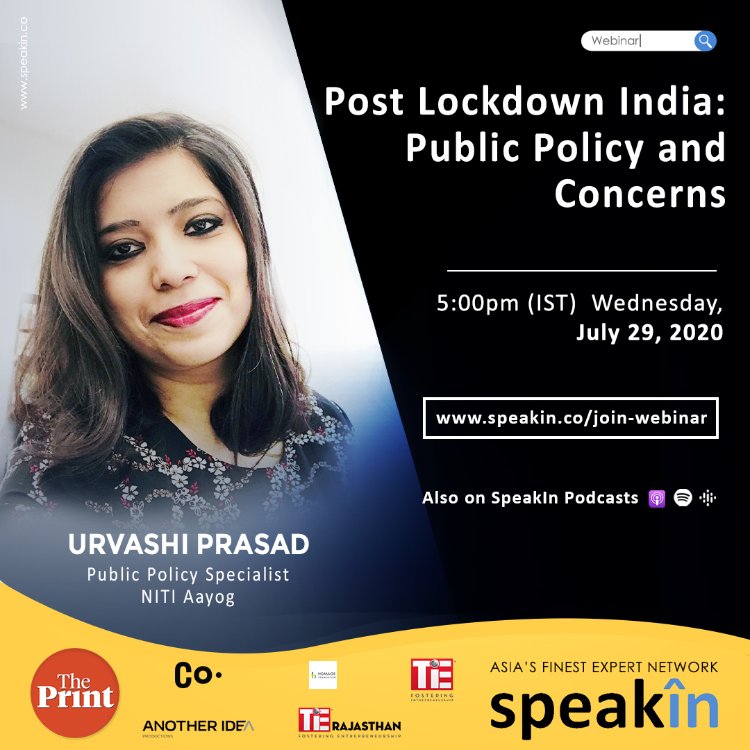 Post Lockdown India: Public Policy and Concerns