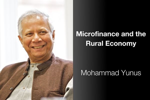 Microfinance and the Rural Economy
