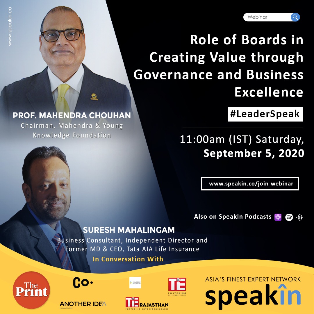 Role of Boards in Creating Value through Governance and Business Excellence