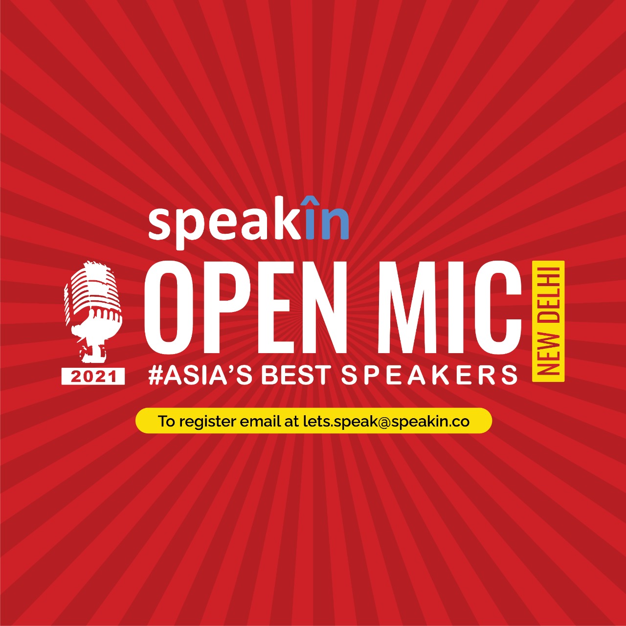 SpeakIn Open Mic - New Delhi
