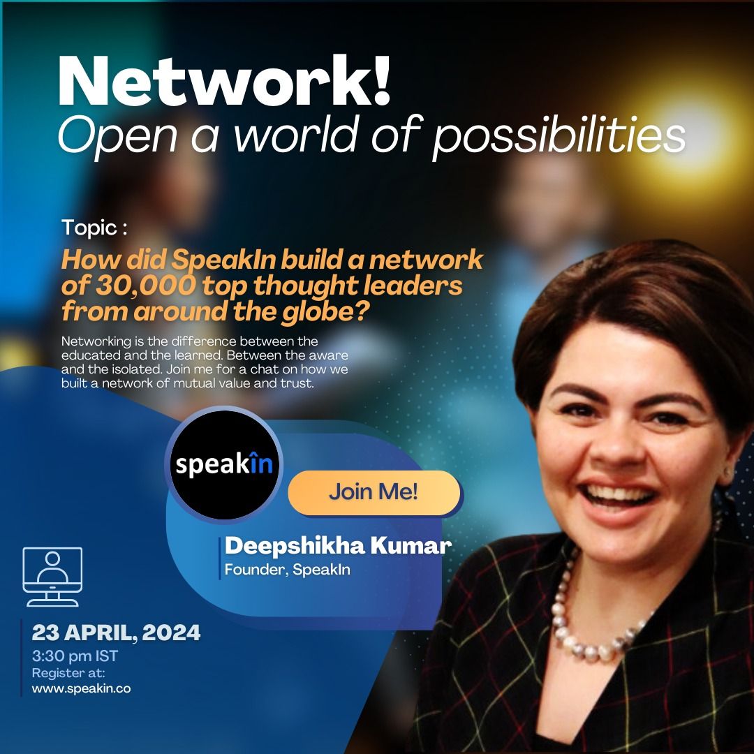 Network! Open a world of possibilities.