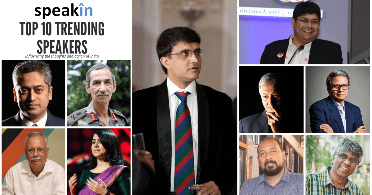The Top 10 Best Speakers of the Month! Sourav Ganguly is the Most