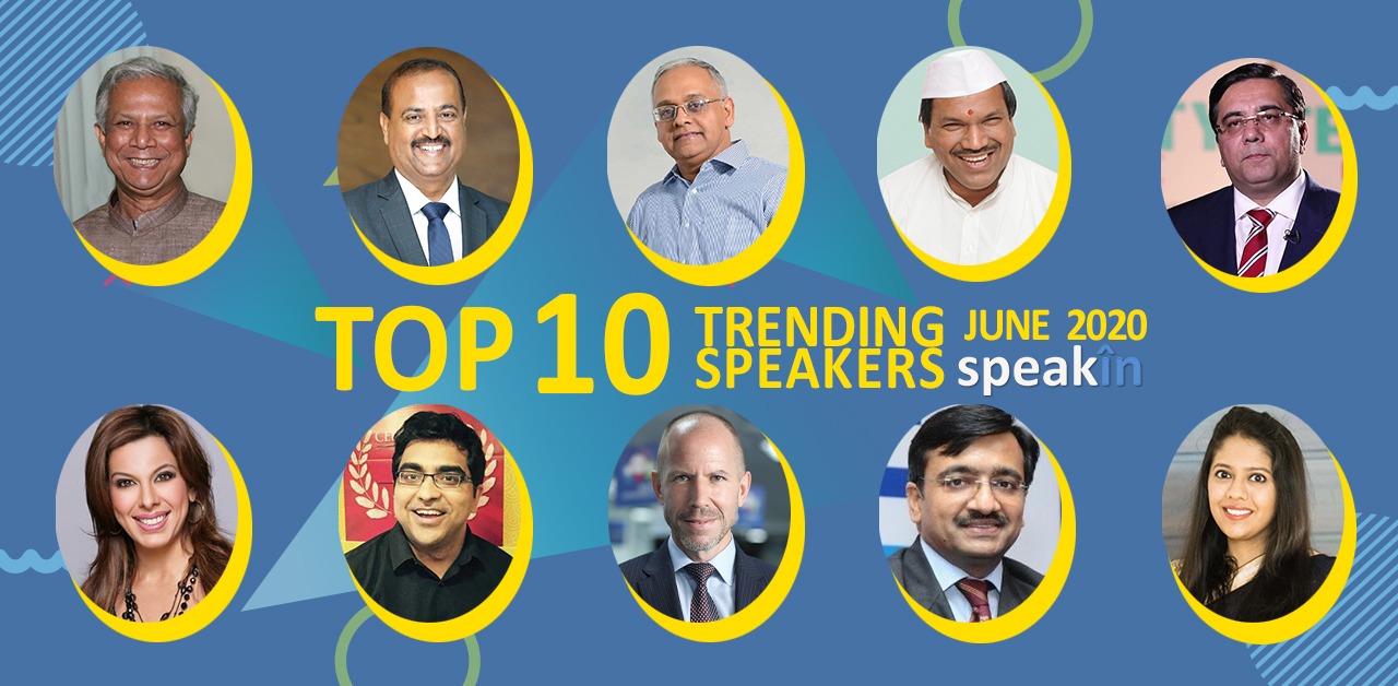 Top Trending Speakers of the Month June 2020