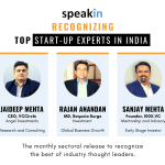Recognizing Top Experts for Startups in India, 2020 