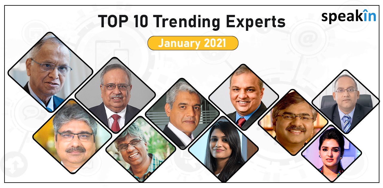 Top 10 Trending Experts – January 2021